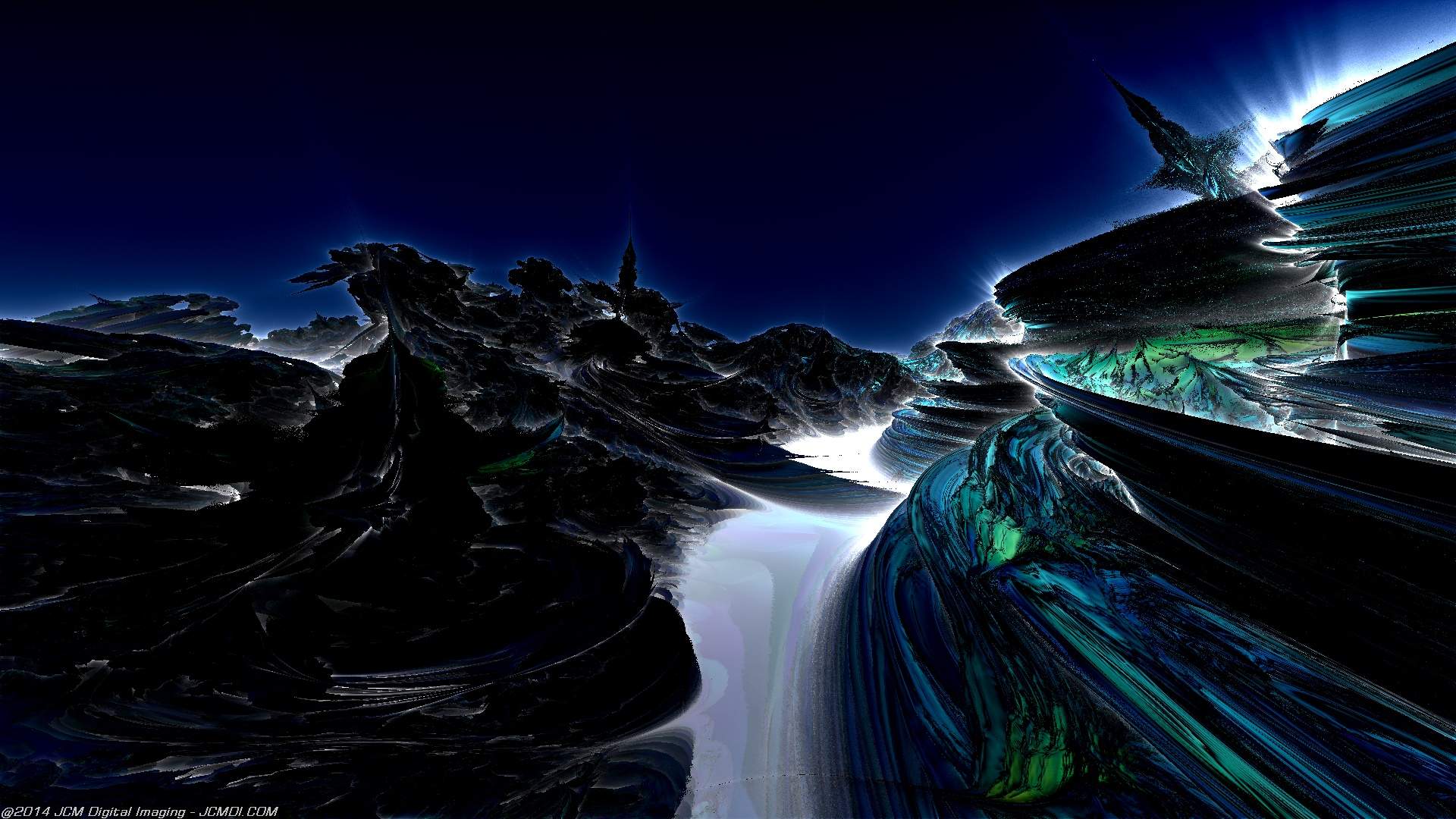 Fractal Asteroid Animation still image (JCMDI.COM)
